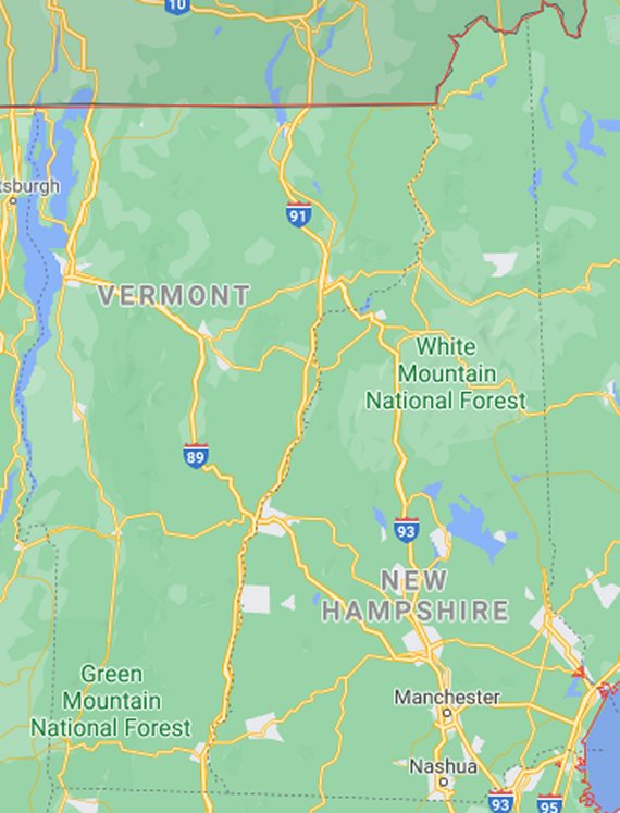 VT parks map