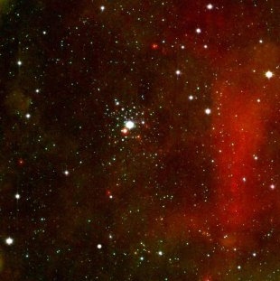 NGC-2362 (Herschel 94) Tau Canis Majoris Cluster