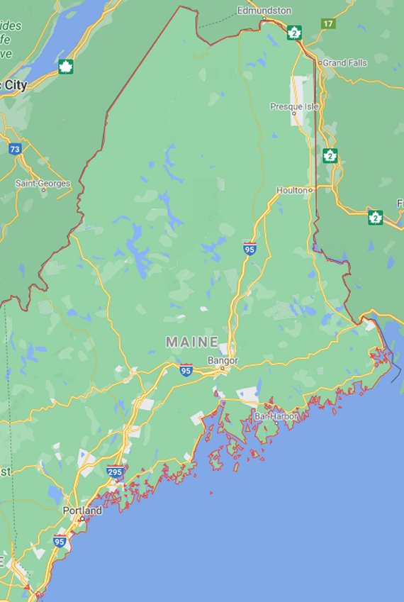 ME parks map