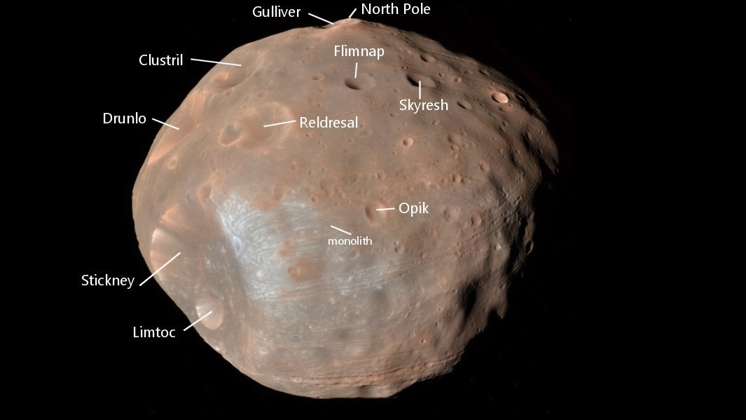 Phobos moon