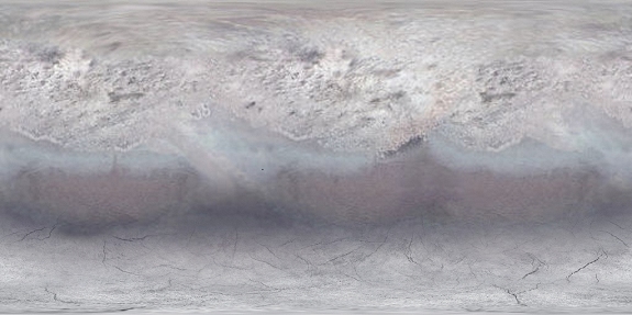 Triton moon surface map
